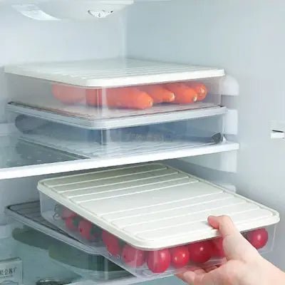 Boîte de rangement - FoodSaverBox™ - Carré blanc - Cuisine infinie