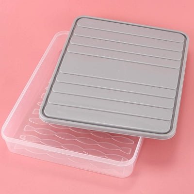 Boîte de rangement - FoodSaverBox™ - Carré gris - Cuisine infinie