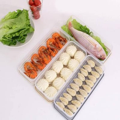 Boîte de rangement - FoodSaverBox™ - Rectangle blanc - Cuisine infinie