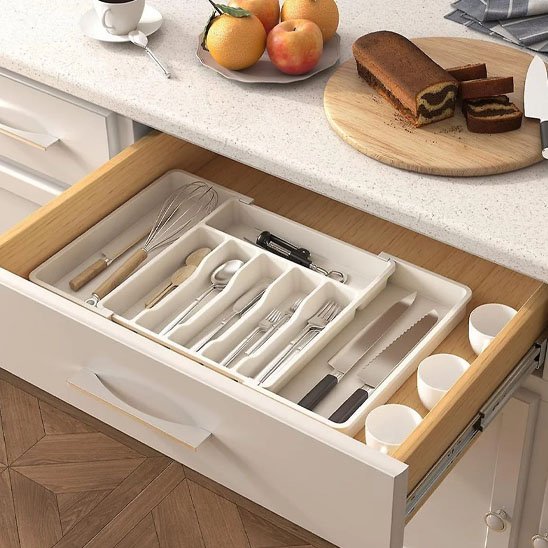 Range couvert | Élégant Gain de Place - Cuisine infinie
