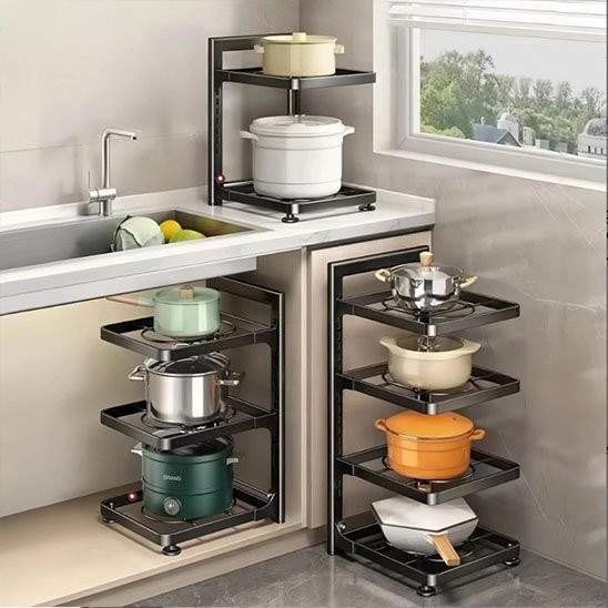 Étagère cuisine | SpaceOptimizer - Cuisine infinie