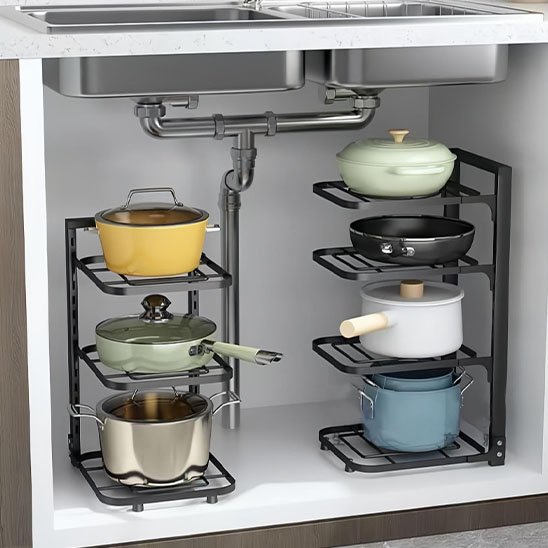 Étagère cuisine | SpaceOptimizer - Cuisine infinie