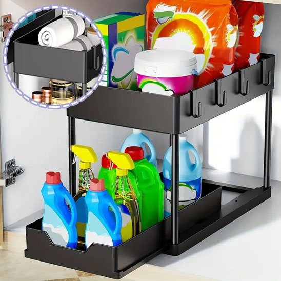 Rangement sous evier | Modulable