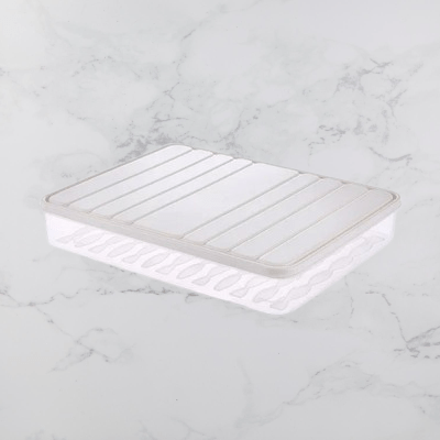 Boîte de rangement - FoodSaverBox™ - Carré blanc - Cuisine infinie