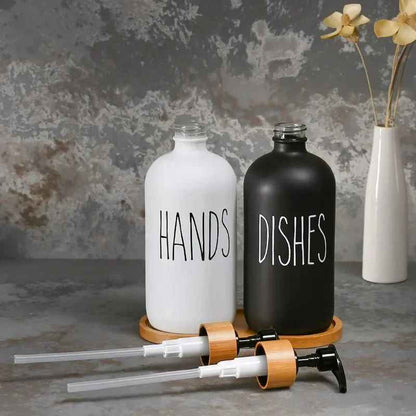 Distributeur savon | Hands & Dishes - Cuisine infinie