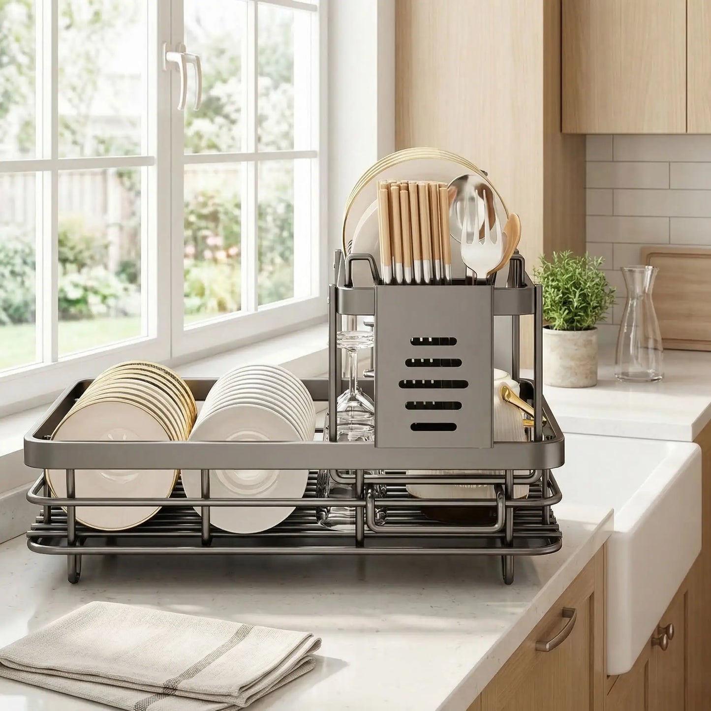 egouttoir vaisselle | 2 étages extensible - Cuisine infinie