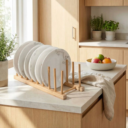 egoutoir vaisselle couleur bois naturel