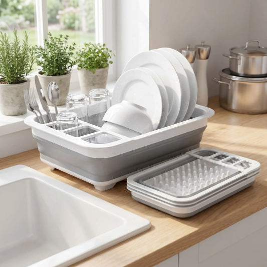 égouttoir à vaisselle | Pliable Gain de Place - Cuisine infinie