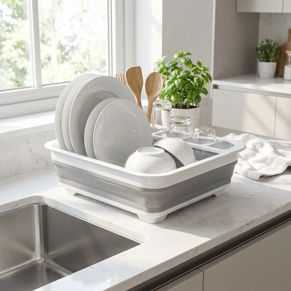 égouttoir à vaisselle | Pliable Gain de Place - Cuisine infinie