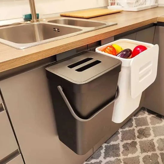Poubelle sous evier | Compact - Cuisine infinie