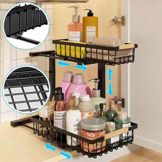 Rangement sous evier | Cache - Évier - Cuisine infinie